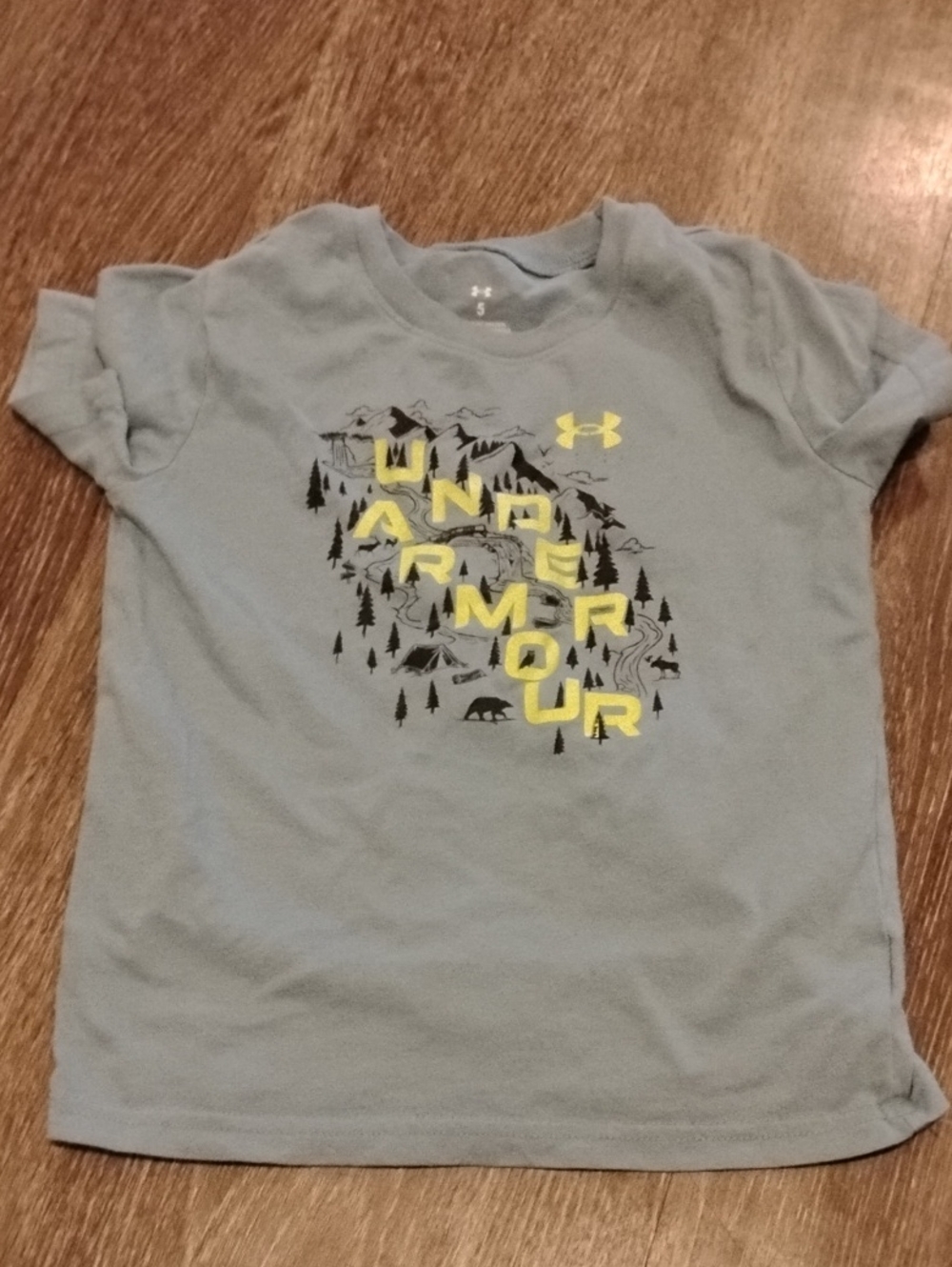 Kids Bluish-Grey T-shirt In Size 5